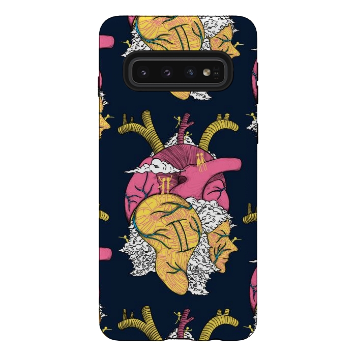 Galaxy S10 StrongFit Gemini Heart by Ranggasme