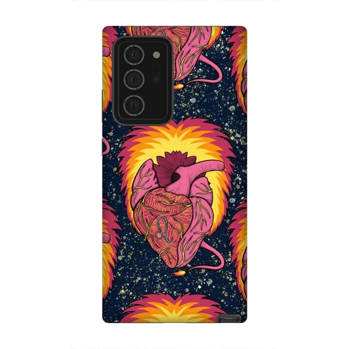 Galaxy Note 20 Ultra StrongFit Leo Heart by Ranggasme