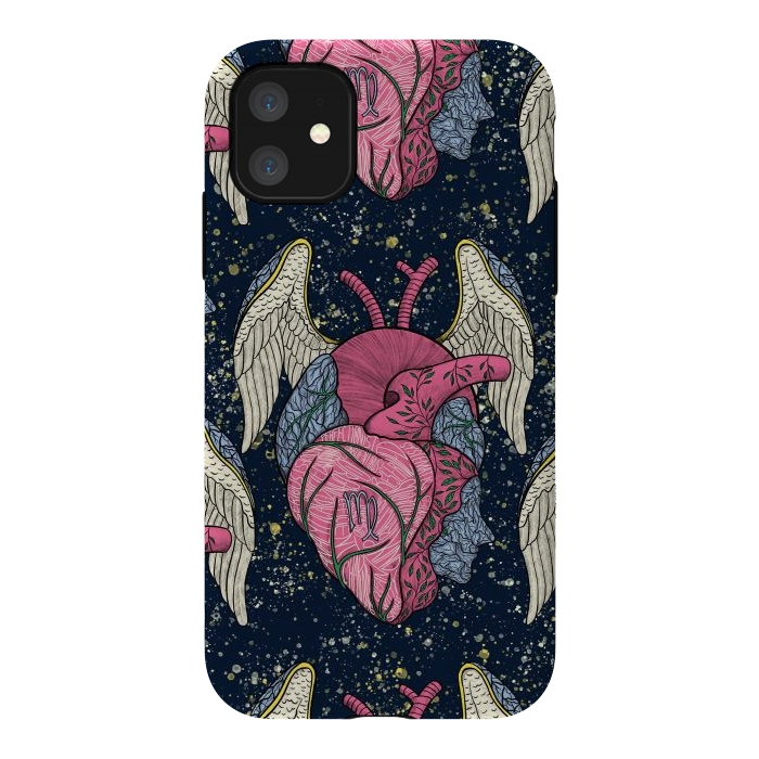 iPhone 11 StrongFit Virgo Heart by Ranggasme