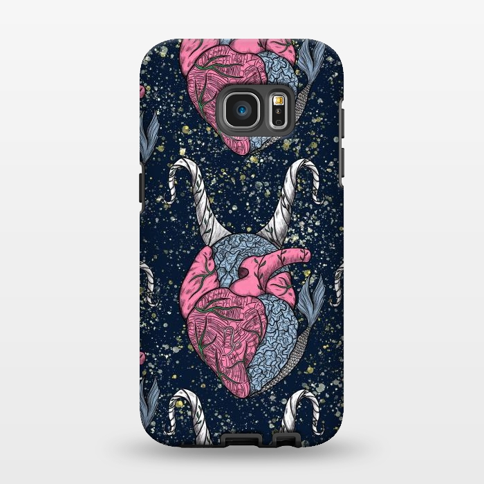Galaxy S7 EDGE StrongFit Capricorn Heart by Ranggasme