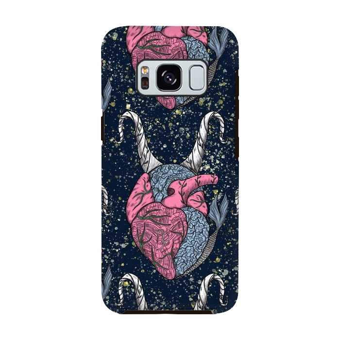 Galaxy S8 StrongFit Capricorn Heart by Ranggasme