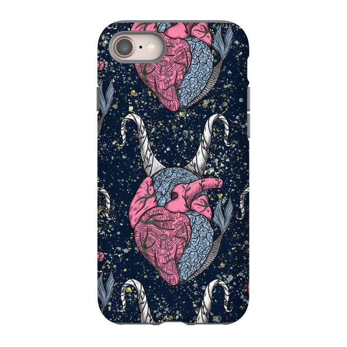 iPhone 8 StrongFit Capricorn Heart by Ranggasme