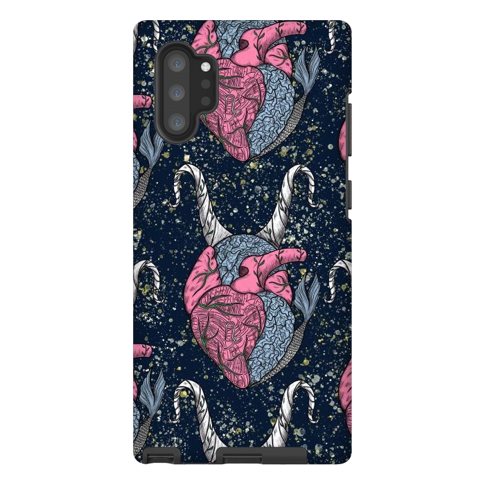 Galaxy Note 10 plus StrongFit Capricorn Heart by Ranggasme