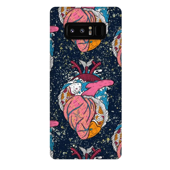 Galaxy Note 8 StrongFit Pisces Heart by Ranggasme