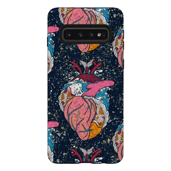 Galaxy S10 StrongFit Pisces Heart by Ranggasme