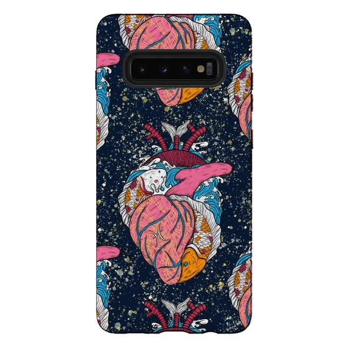 Galaxy S10 plus StrongFit Pisces Heart by Ranggasme