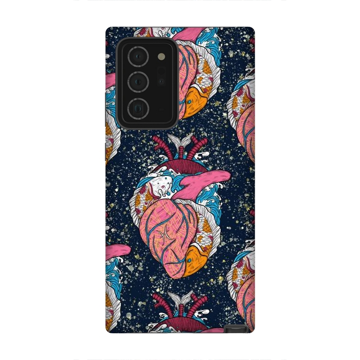 Galaxy Note 20 Ultra StrongFit Pisces Heart by Ranggasme
