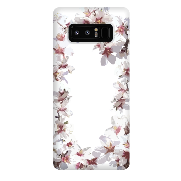 Galaxy Note 8 StrongFit Sweet cherry blossom flowers by Julia Grifol