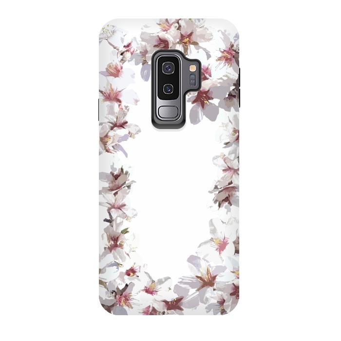 Galaxy S9 plus StrongFit Sweet cherry blossom flowers by Julia Grifol