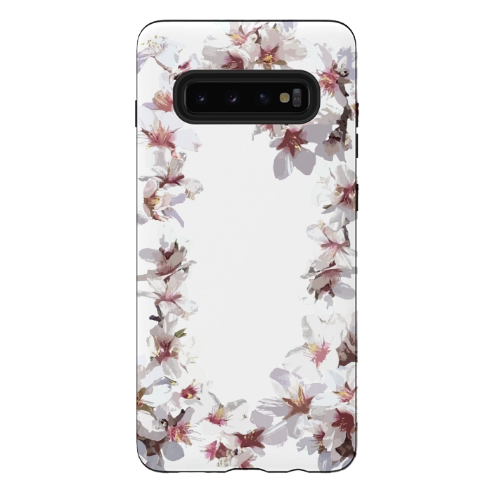 Galaxy S10 plus StrongFit Sweet cherry blossom flowers by Julia Grifol