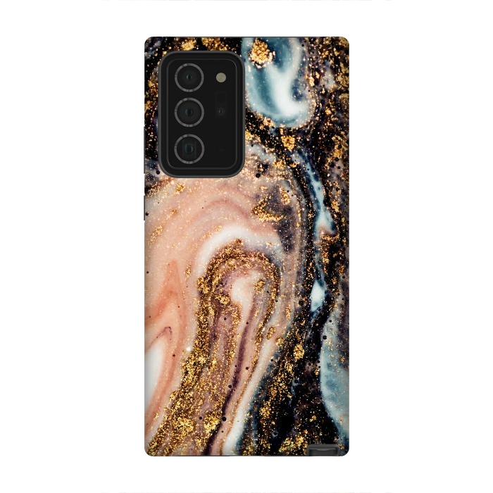 Galaxy Note 20 Ultra StrongFit Golden Turn Artistic Design by ArtsCase