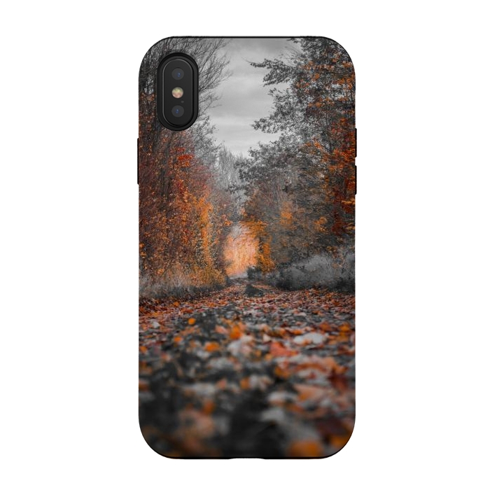 iPhone Xs / X StrongFit Fall trees  by Winston