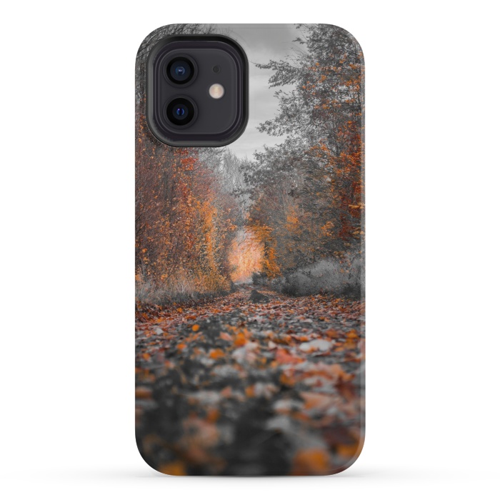 iPhone 12 mini StrongFit Fall trees  by Winston