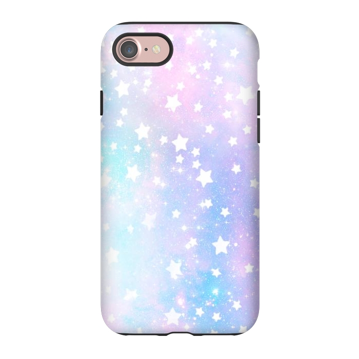 iPhone 7 StrongFit Rainbow galaxy and stars by Oana 