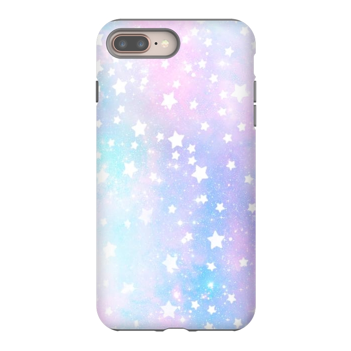 iPhone 7 plus StrongFit Rainbow galaxy and stars by Oana 