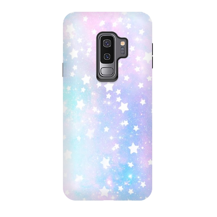 Galaxy S9 plus StrongFit Rainbow galaxy and stars by Oana 