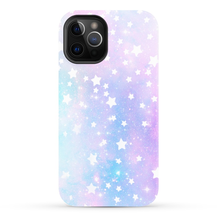 iPhone 12 Pro Max StrongFit Rainbow galaxy and stars by Oana 