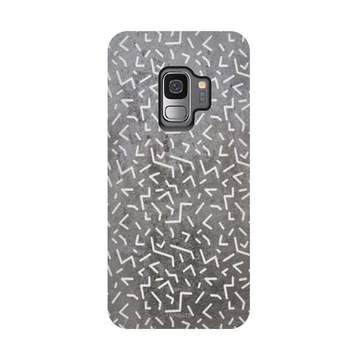 Galaxy S9 StrongFit Paint PA Calm Grey by ''CVogiatzi.