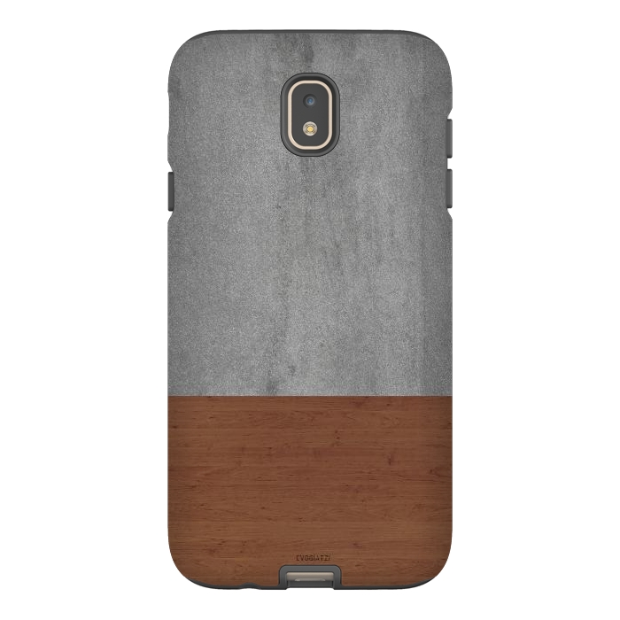Galaxy J7 StrongFit Concrete-Touch of a Wood by ''CVogiatzi.