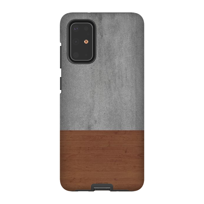 Galaxy S20 Plus StrongFit Concrete-Touch of a Wood by ''CVogiatzi.
