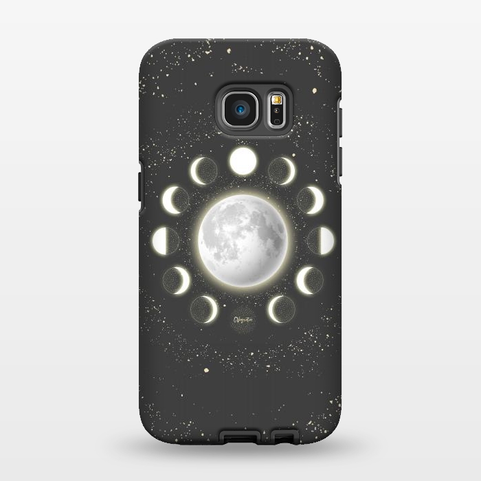 Galaxy S7 EDGE StrongFit Telescope Dreamy Shine-Phases of the Moon by ''CVogiatzi.