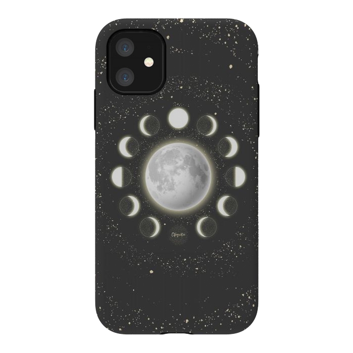 iPhone 11 StrongFit Telescope Dreamy Shine-Phases of the Moon by ''CVogiatzi.