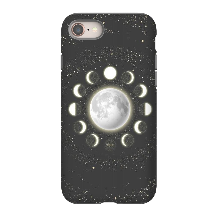 iPhone SE StrongFit Telescope Dreamy Shine-Phases of the Moon by ''CVogiatzi.