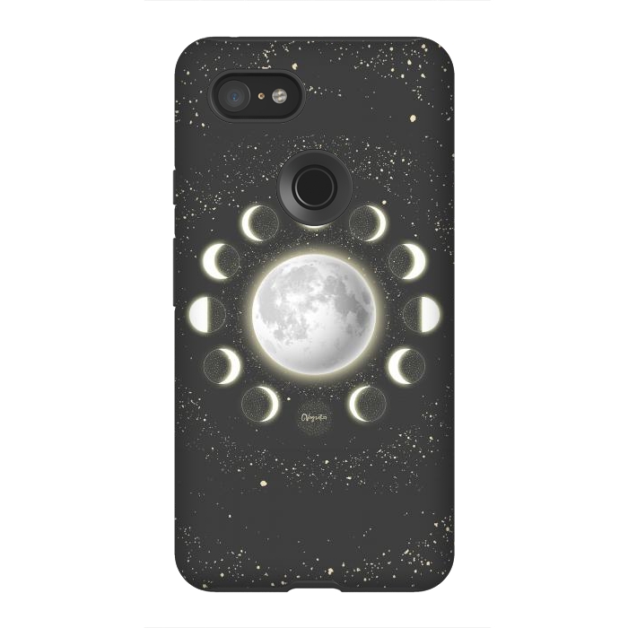Pixel 3XL StrongFit Telescope Dreamy Shine-Phases of the Moon by ''CVogiatzi.