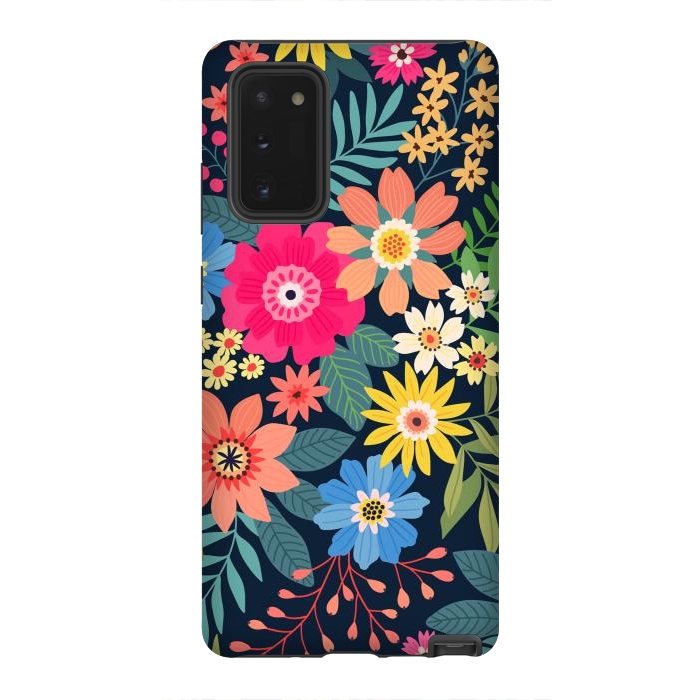 Galaxy Note 20 StrongFit Cute and Beautiful Floral Design Pattern 333 by ArtsCase