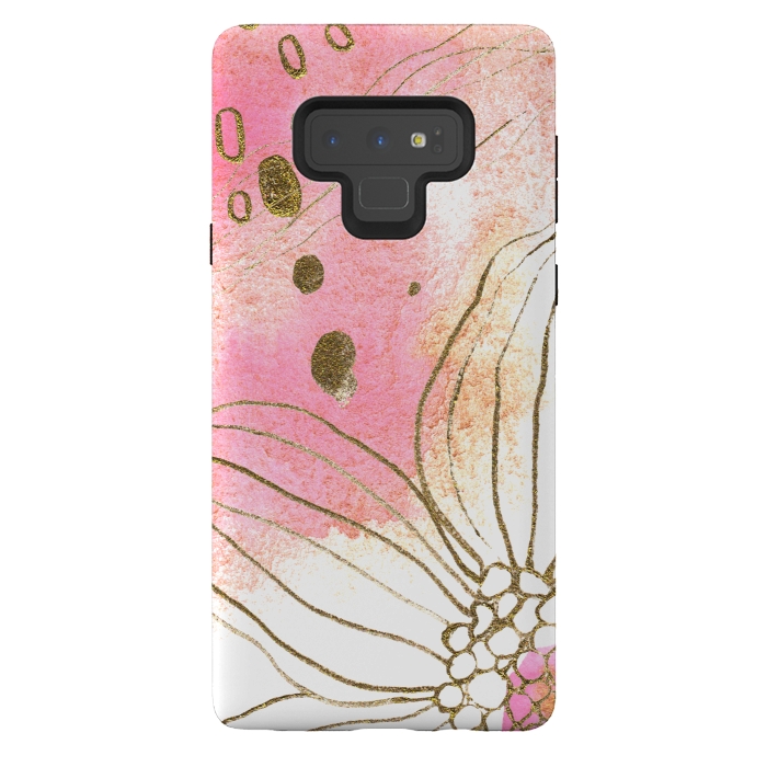 Galaxy Note 9 StrongFit Pink Dreams by Lena Terzi by Elena Terzi