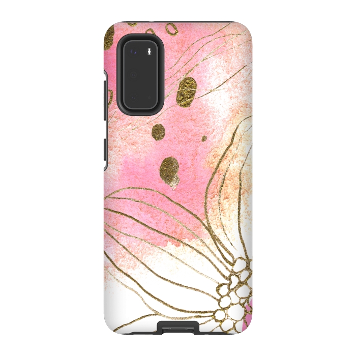 Galaxy S20 StrongFit Pink Dreams by Lena Terzi by Elena Terzi