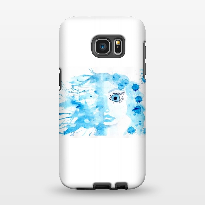 Galaxy S7 EDGE StrongFit Beautiful mermaid  by ArtKingdom7