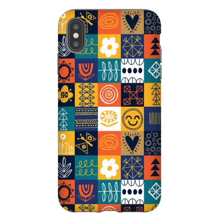 iPhone Xs Max StrongFit tribal love ethnic 2  by MALLIKA