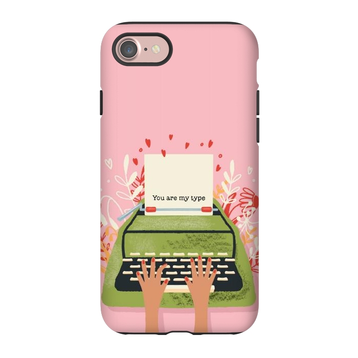 iPhone 7 StrongFit You Are My Type, Happy Valentine's Day by Jelena Obradovic