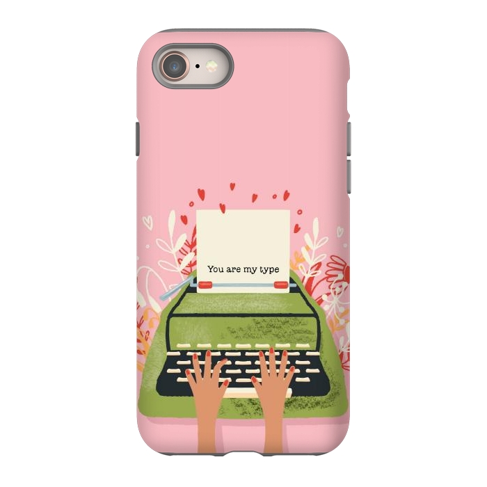 iPhone 8 StrongFit You Are My Type, Happy Valentine's Day by Jelena Obradovic