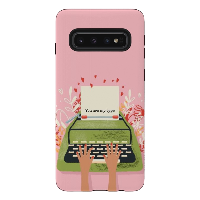 Galaxy S10 StrongFit You Are My Type, Happy Valentine's Day by Jelena Obradovic