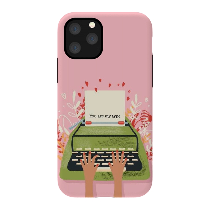iPhone 11 Pro StrongFit You Are My Type, Happy Valentine's Day by Jelena Obradovic