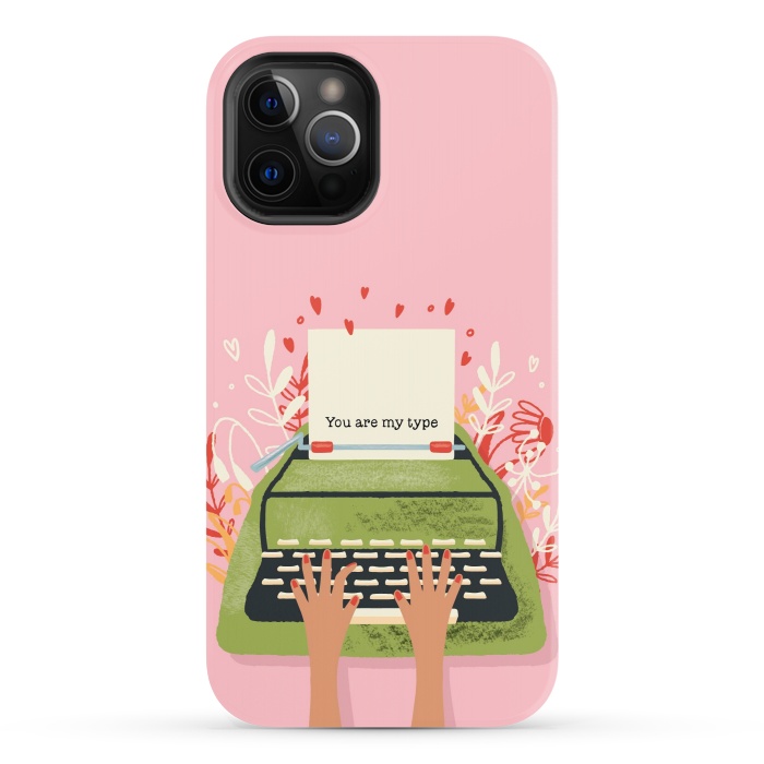 iPhone 12 Pro StrongFit You Are My Type, Happy Valentine's Day by Jelena Obradovic