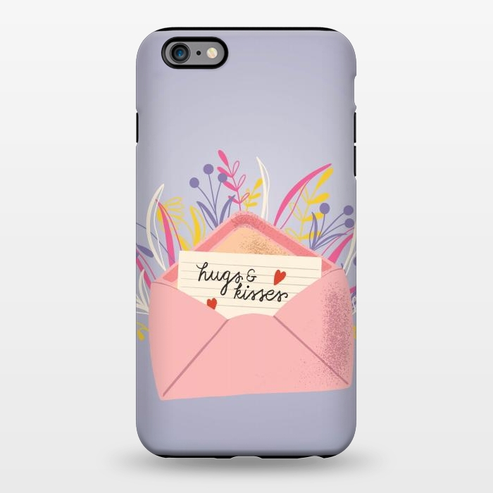iPhone 6/6s plus StrongFit Hugs and Kisses, Happy Valentine's Day 1 by Jelena Obradovic