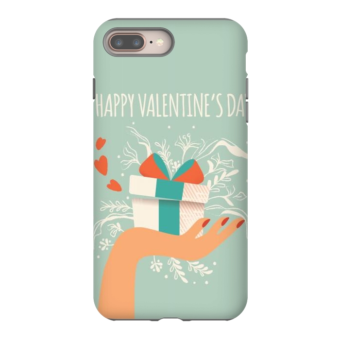 iPhone 7 plus StrongFit Love gift, Happy Valentine's Day 1 by Jelena Obradovic
