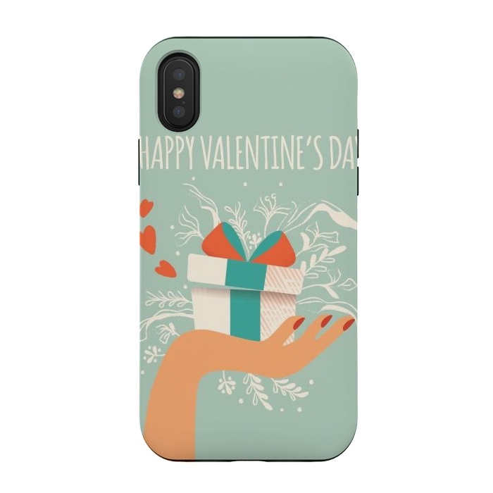 iPhone Xs / X StrongFit Love gift, Happy Valentine's Day 1 by Jelena Obradovic