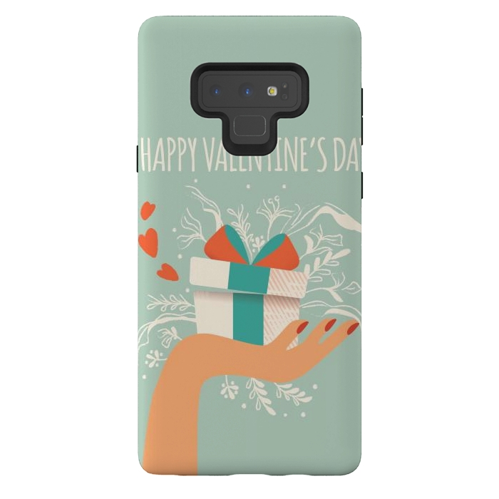 Galaxy Note 9 StrongFit Love gift, Happy Valentine's Day 1 by Jelena Obradovic
