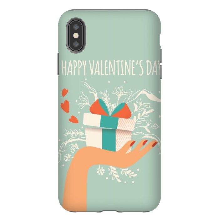 iPhone Xs Max StrongFit Love gift, Happy Valentine's Day 1 by Jelena Obradovic
