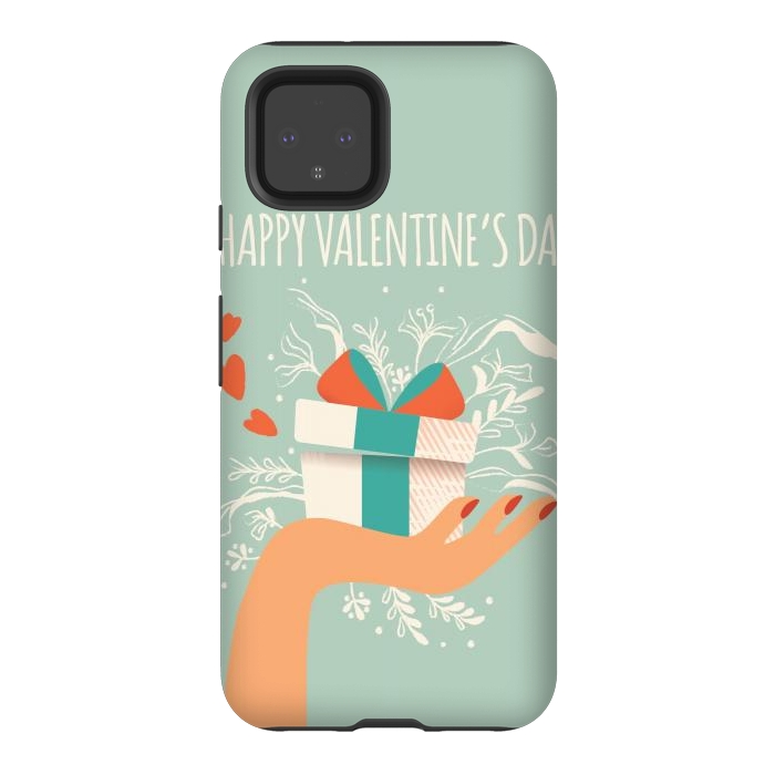 Pixel 4 StrongFit Love gift, Happy Valentine's Day 1 by Jelena Obradovic