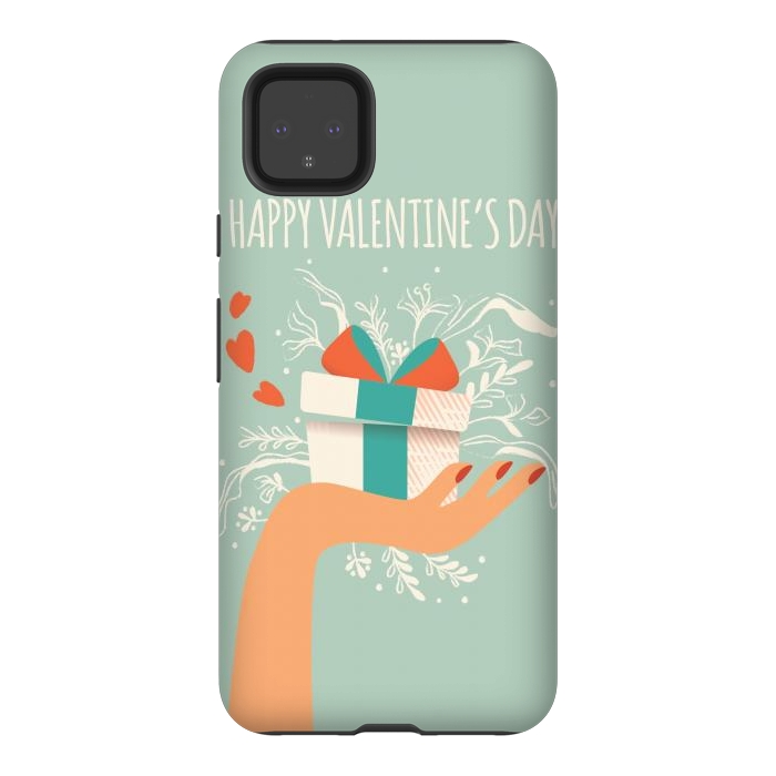 Pixel 4XL StrongFit Love gift, Happy Valentine's Day 1 by Jelena Obradovic