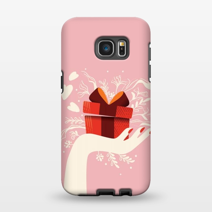 Galaxy S7 EDGE StrongFit Love gift, Happy Valentine's Day by Jelena Obradovic