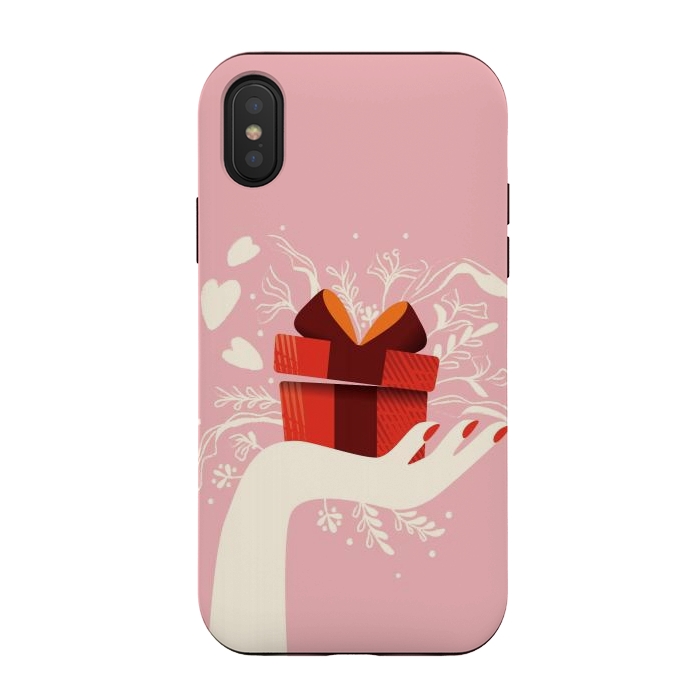 iPhone Xs / X StrongFit Love gift, Happy Valentine's Day by Jelena Obradovic