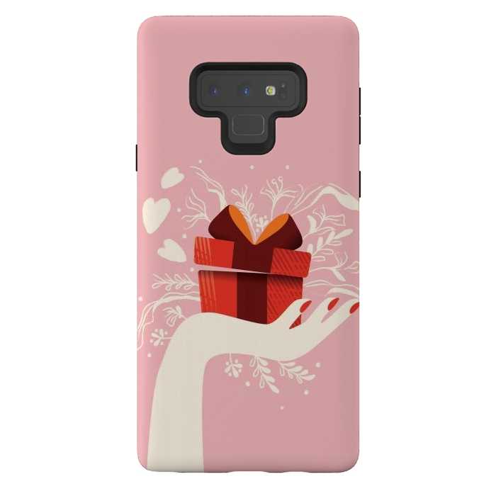 Galaxy Note 9 StrongFit Love gift, Happy Valentine's Day by Jelena Obradovic
