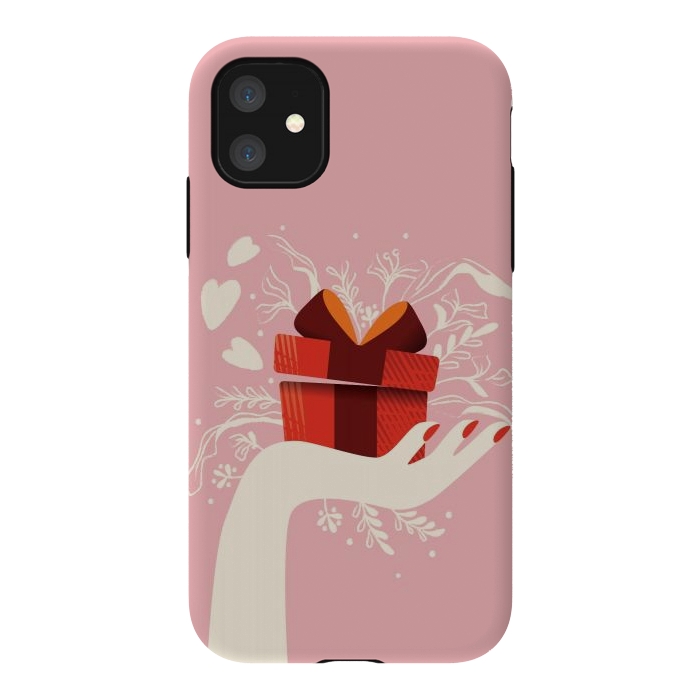 iPhone 11 StrongFit Love gift, Happy Valentine's Day by Jelena Obradovic