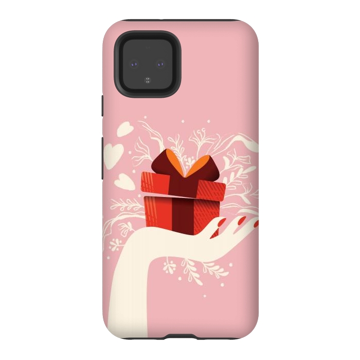 Pixel 4 StrongFit Love gift, Happy Valentine's Day by Jelena Obradovic